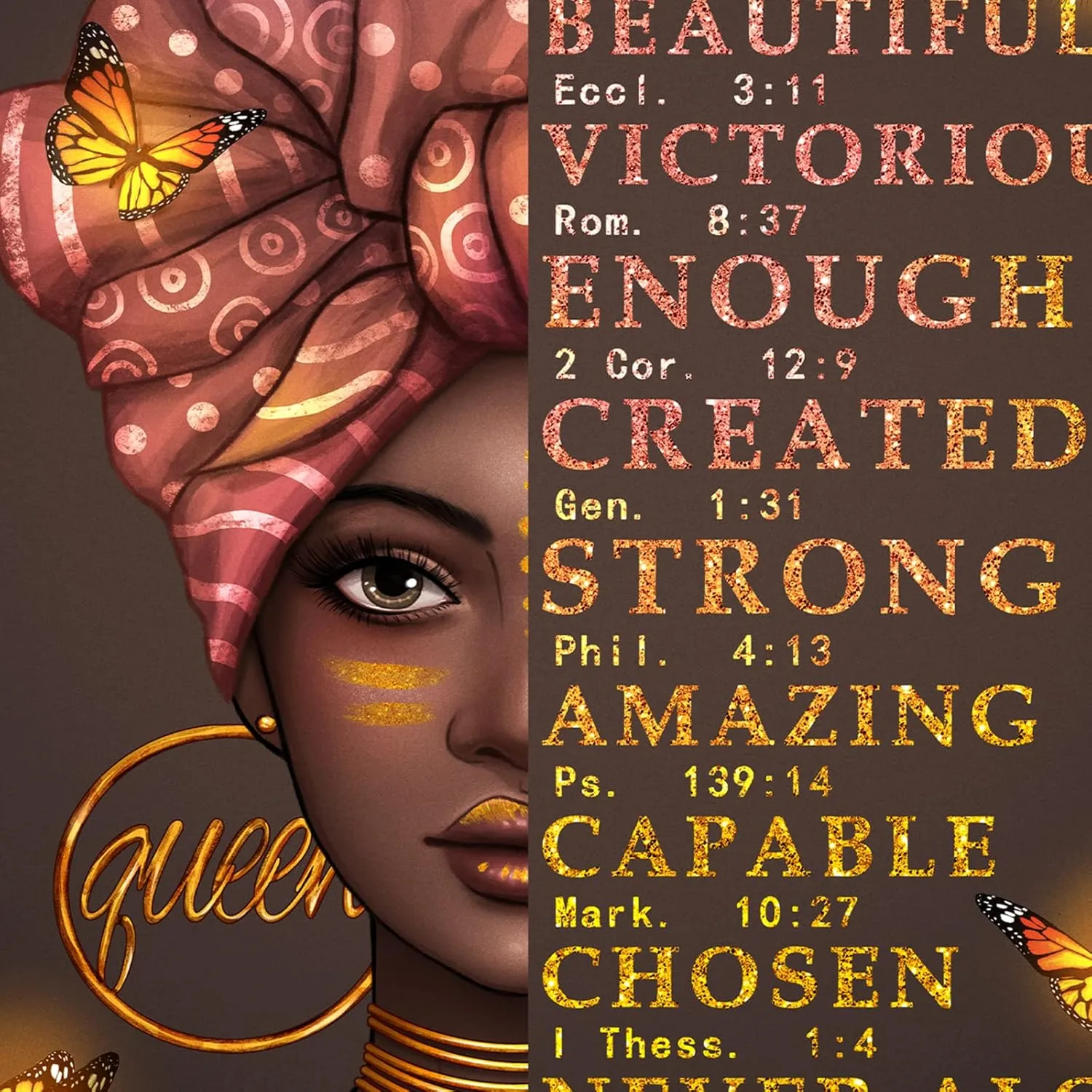 IAGM Afro Women Tote Bags African American Shoulder Bag Black Girl Magic Satchel Handbags For Shopping,Work,Grocery,Gym
