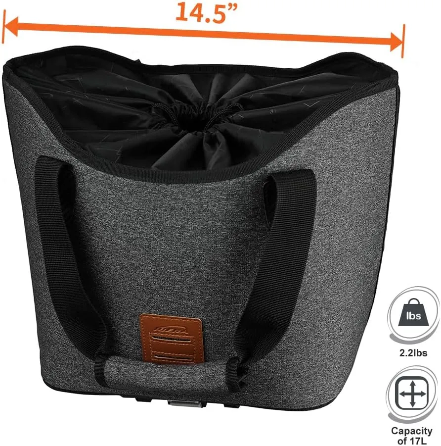 Ibera MIK Shopping Bag - Durable, Foldable, and Spacious Reusable Tote for Grocery Shopping - Reinforced Handles and Eco-Friendly Design (COMPATIBLE WITH MIK RACKS ONLY)