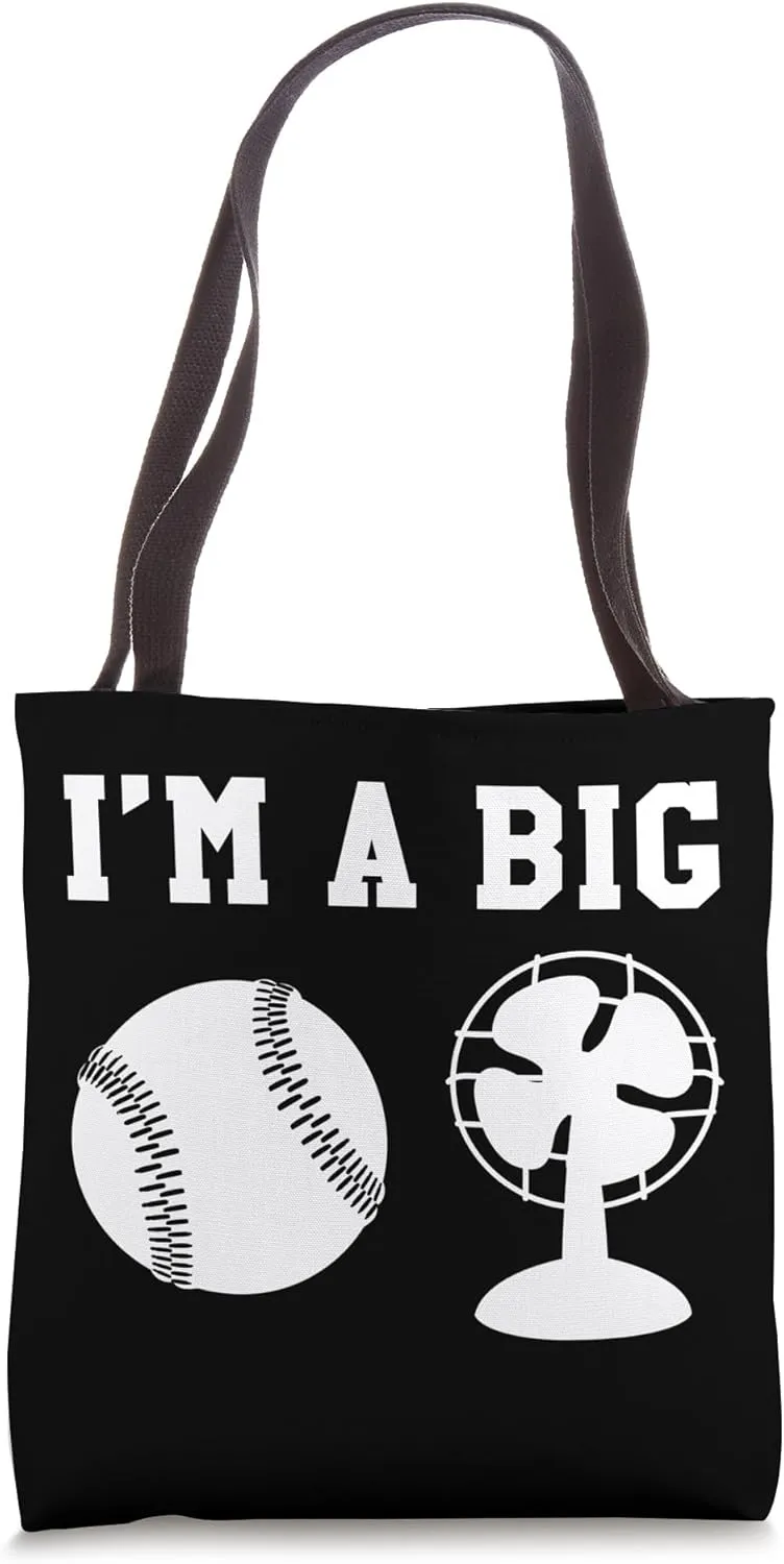 I'm A Big Fan Of Baseball Sports Fan Desk Fan Ceiling Fan Tote Bag