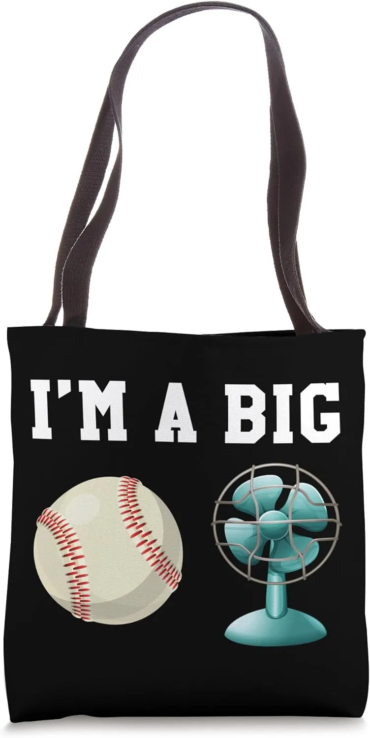 I'm A Big Fan Of Baseball Sports Fan Desk Fan Ceiling Fan Tote Bag