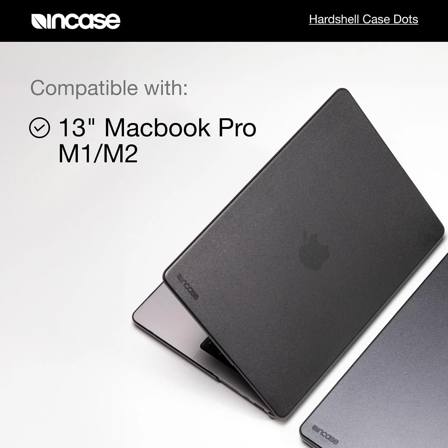 Incase Dots Hardshell with Makrolon® - MacBook Pro 13 inch Case - 2022, 2020, M2, M1 - MacBook Case, Laptop Cover, Protective Hard Shell, Scratch Resistant (Clear)