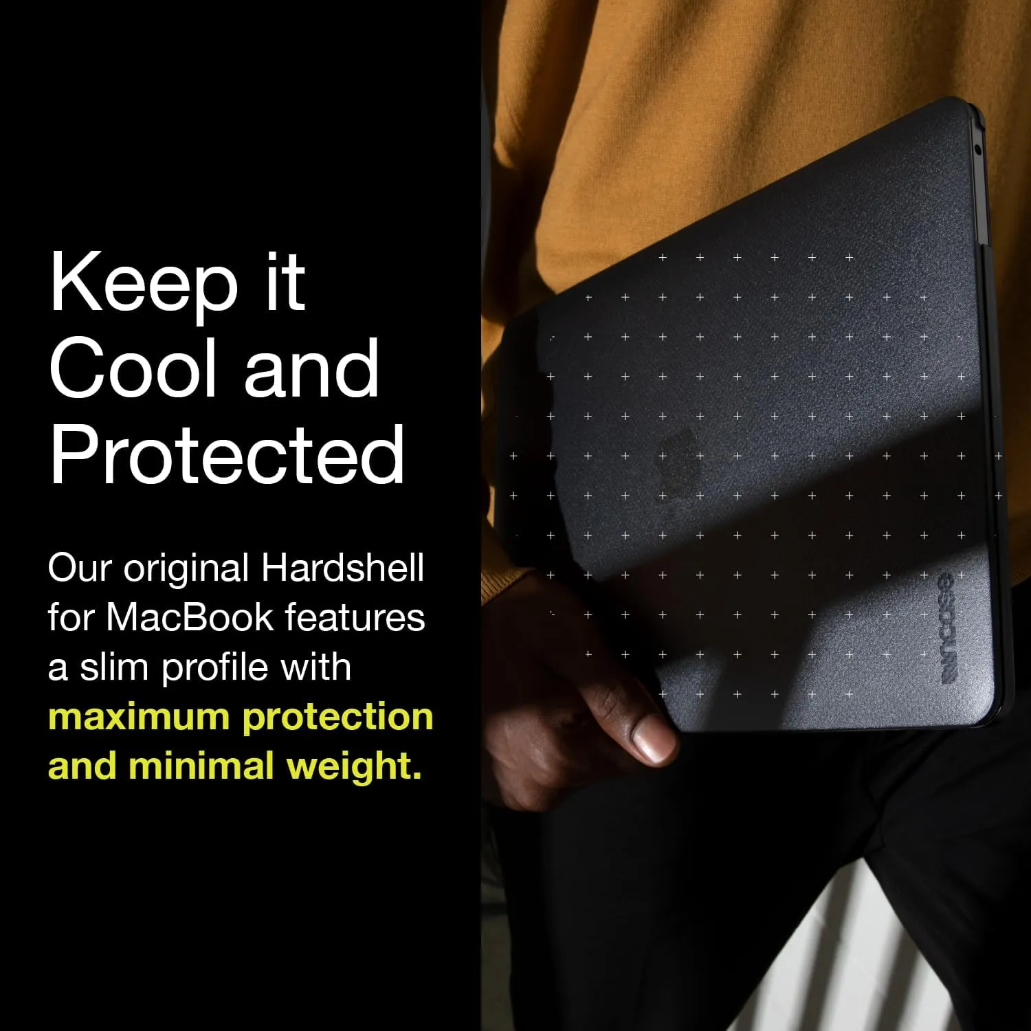 Incase Dots Hardshell with Makrolon® - MacBook Pro 14 inch Case - 2024, 2023, 2022, 2021, M4, M3, M2, M1 - MacBook Case, Laptop Cover, Protective Hard Shell, Scratch Resistant, Lightweight - Clear