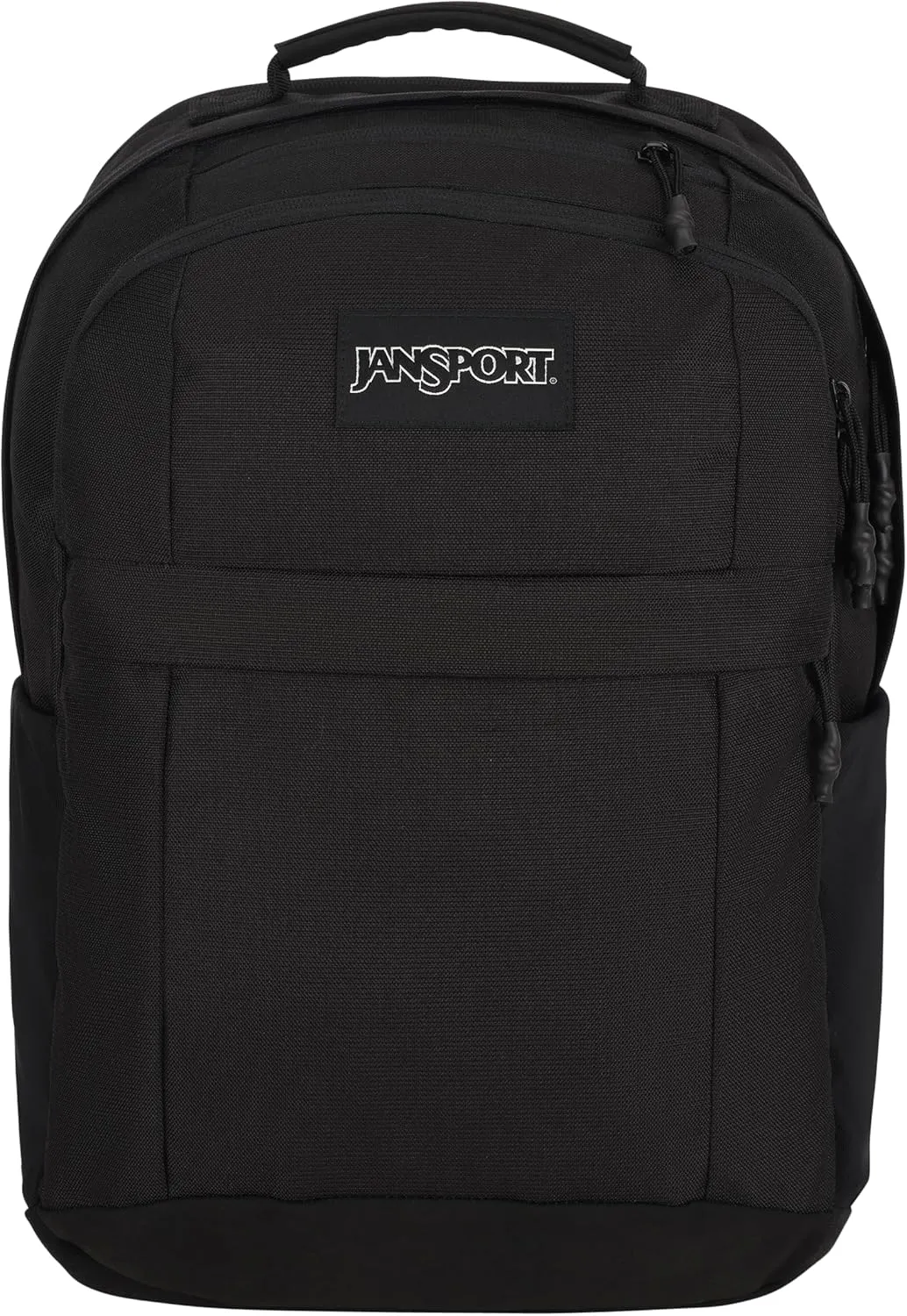 JanSport Landings Pack – Large Backpack with Soft Back Panel, Dual Water Bottle Pockets, 15-Inch Padded Laptop Compartment, Black