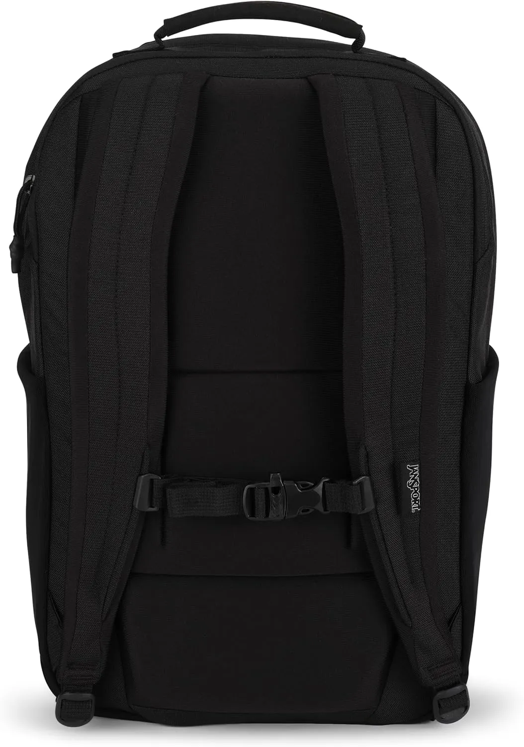 JanSport Landings Pack – Large Backpack with Soft Back Panel, Dual Water Bottle Pockets, 15-Inch Padded Laptop Compartment, Black