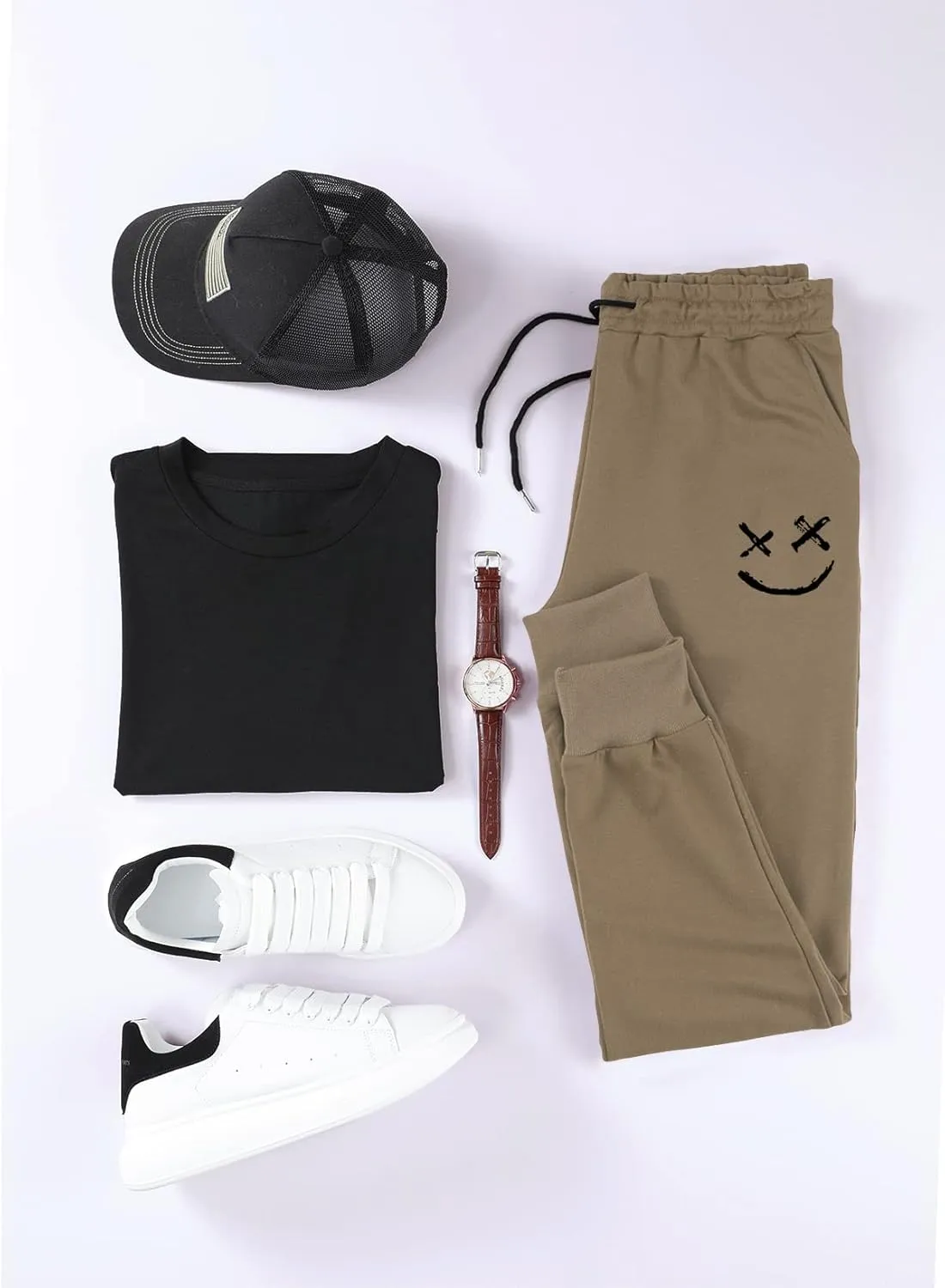 JMIERR Mens Sweatpants Tapered Gym Running Workout Pants Athletic Drawstring Joggers with Pockets