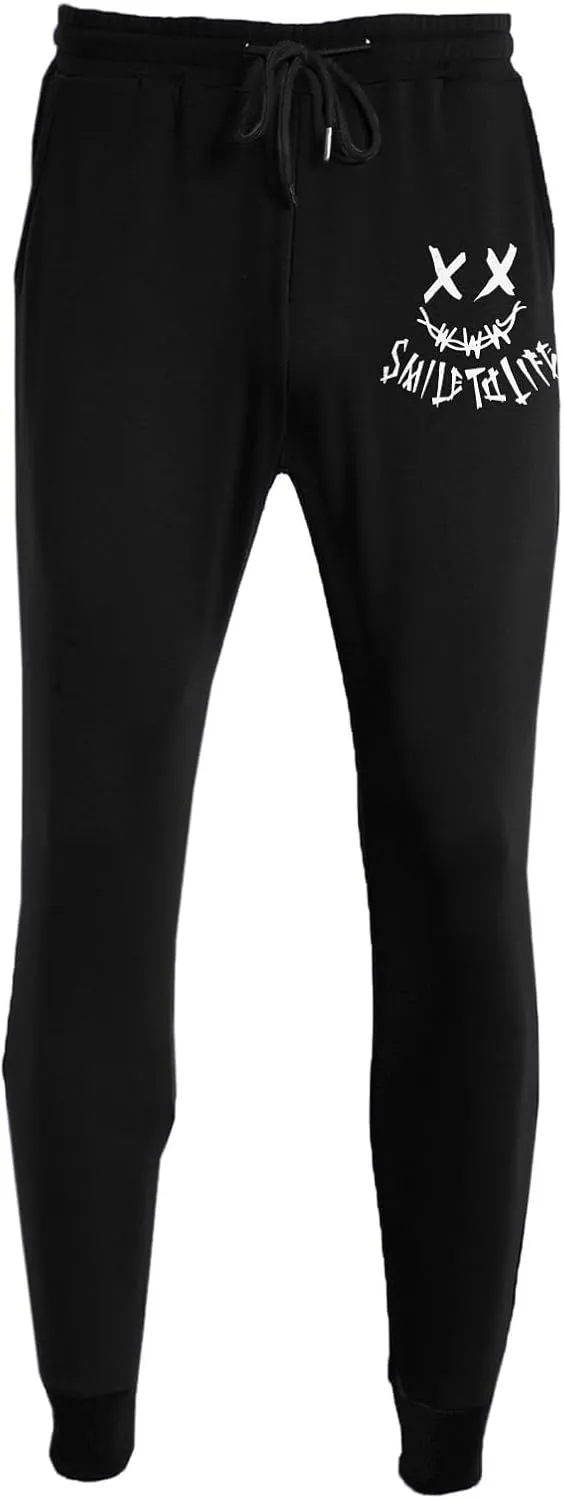 JMIERR Mens Sweatpants Tapered Gym Running Workout Pants Athletic Drawstring Joggers with Pockets