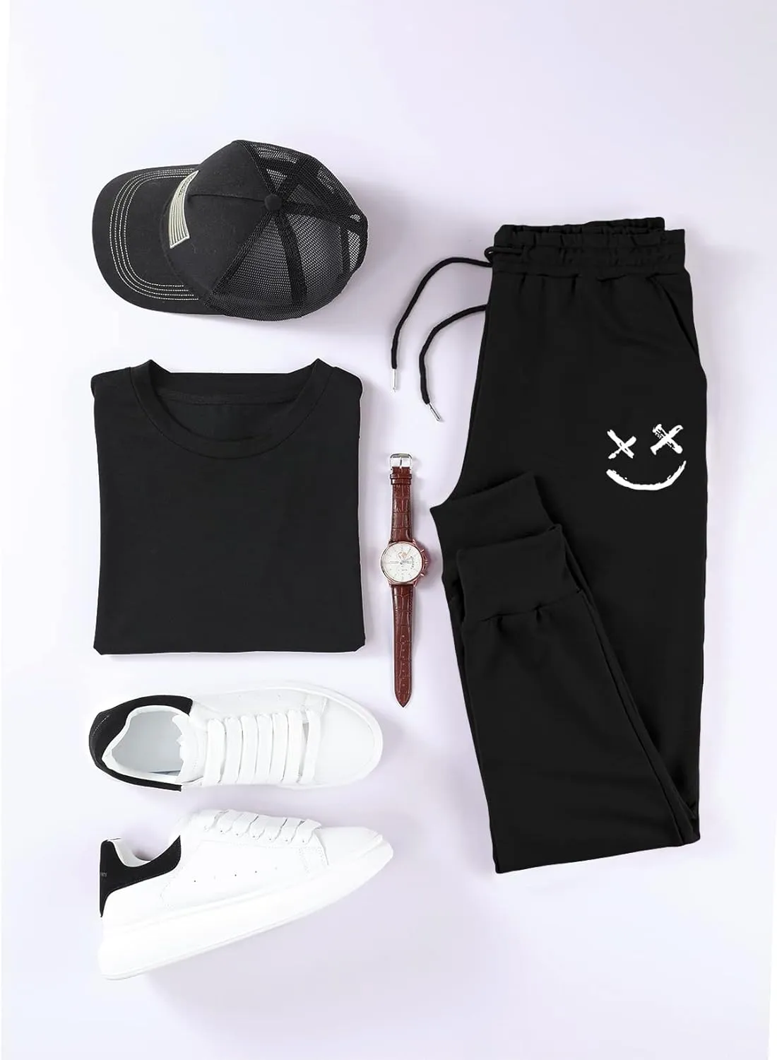 JMIERR Mens Sweatpants Tapered Gym Running Workout Pants Athletic Drawstring Joggers with Pockets