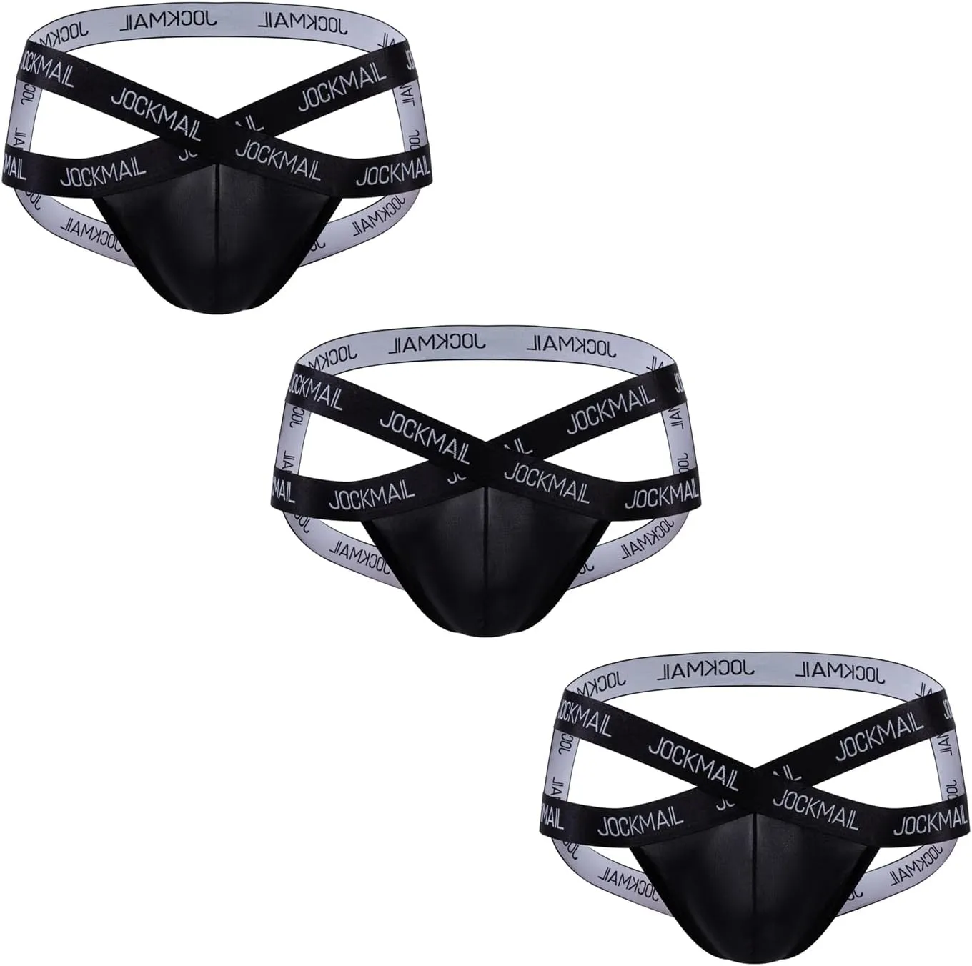 JOCKMAIL Men's Jockstrap Underwear Mesh Breathable Low Rise Mens Jock Strap Quick Dry Comfortable Fit Sports Thongs Jocks