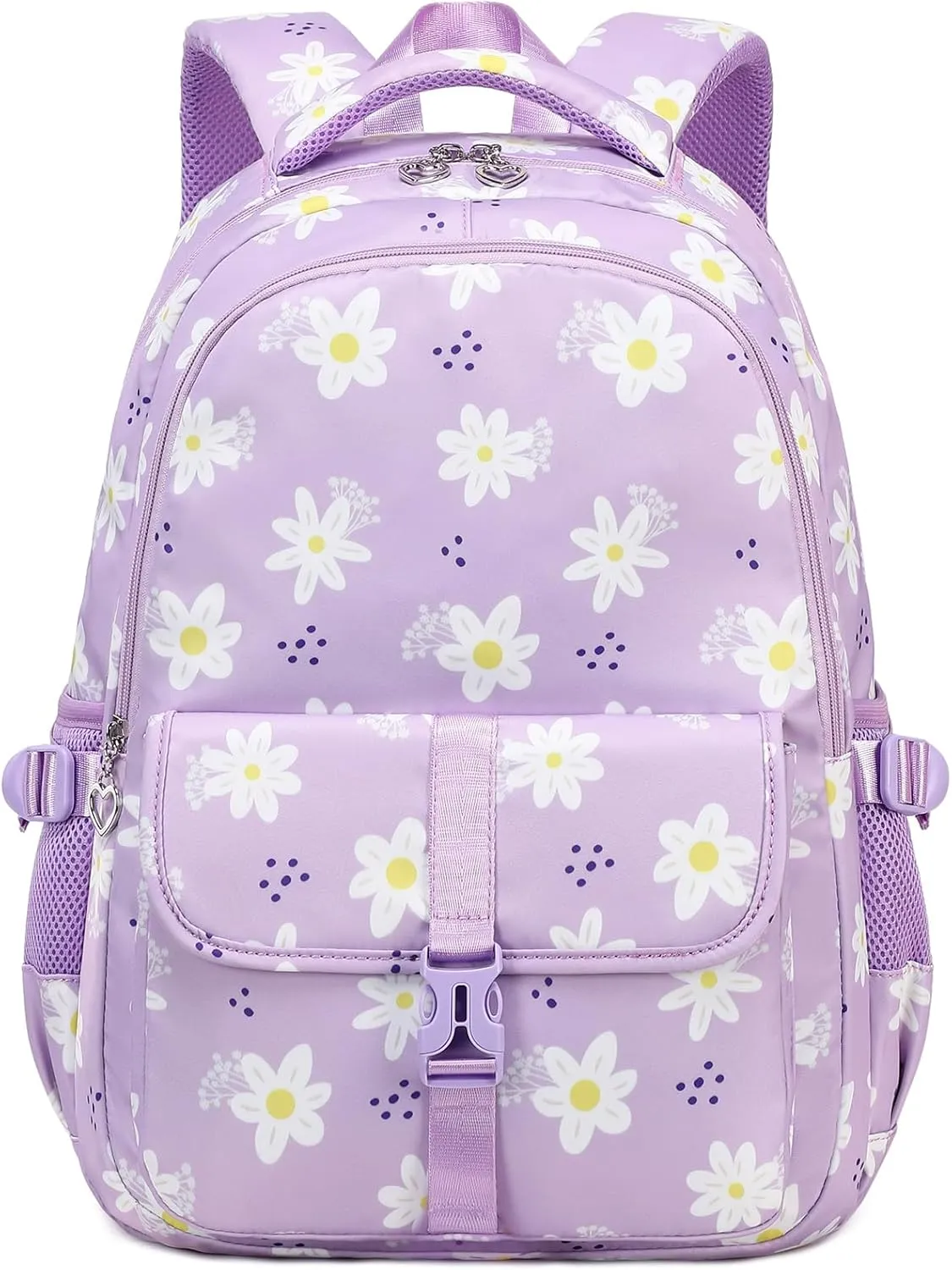 Joyfulife Daisy Backpack for Girls Kids Bookbags Elementary Primary Middle High School Bag Students Knapsack Travel Daypack for Teen Girls