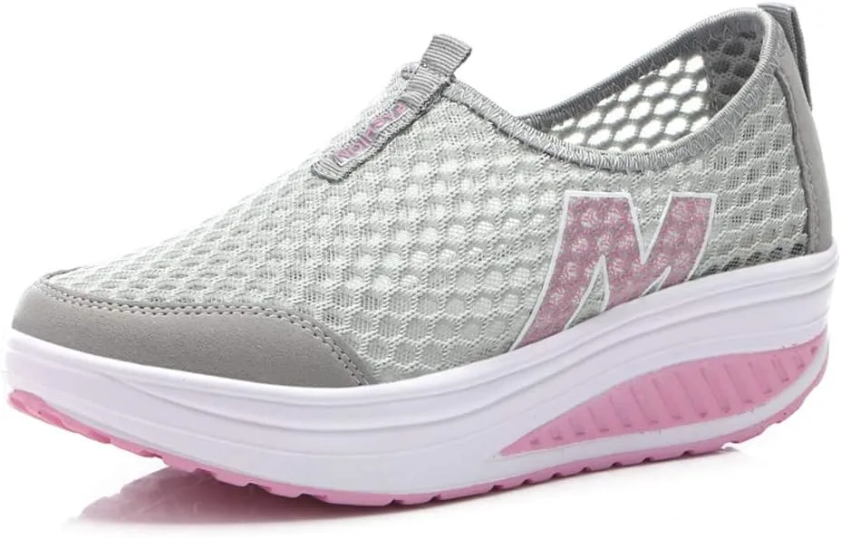 jukka Women's Mesh Air Cushion Shake Size 3.5-8UK Sneakers Hollow Network Mesh Go Running Trainers Athletic Walk Gym Shoes Sport Run