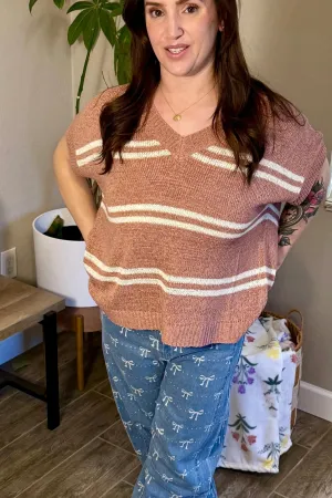 Karin Stripe Shirt in Pink