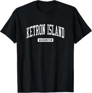 Ketron Island Washington WA Vintage Athletic Sports Design T-Shirt