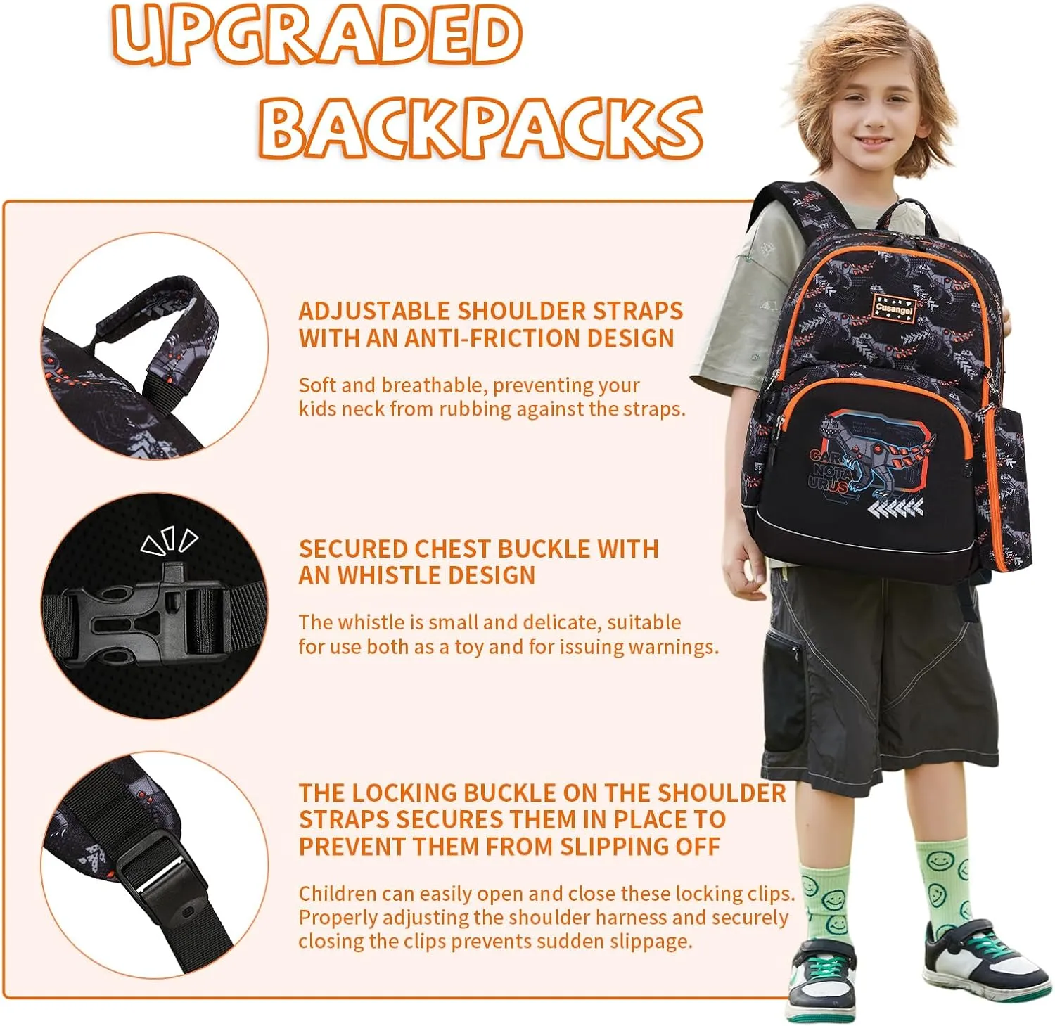 Kids Backpack for Girls Preschool Elementary Kindergarten School Bag 15.6″ Multifunctional Cute Large Capacity