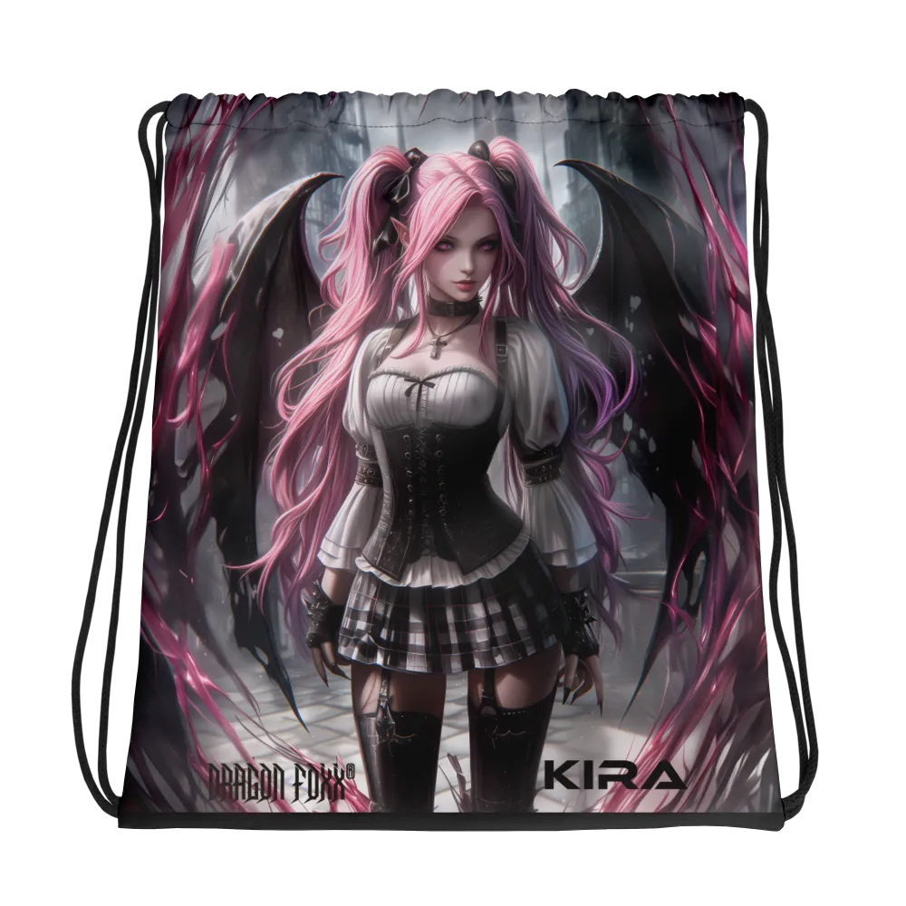 KIRA - Drawstring Bag by Dragon Foxx