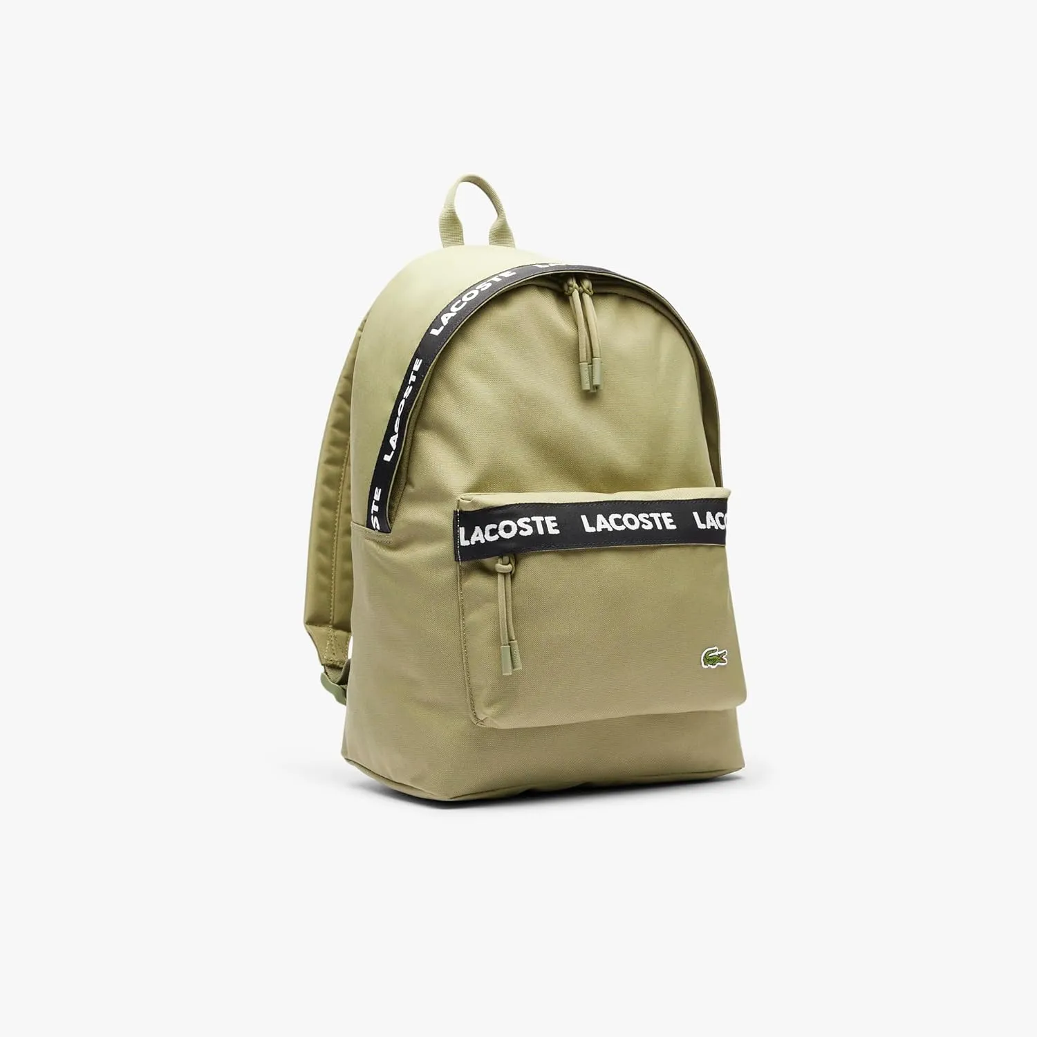 Lacoste Neocroc Logo Backpack, Army Green, One Size