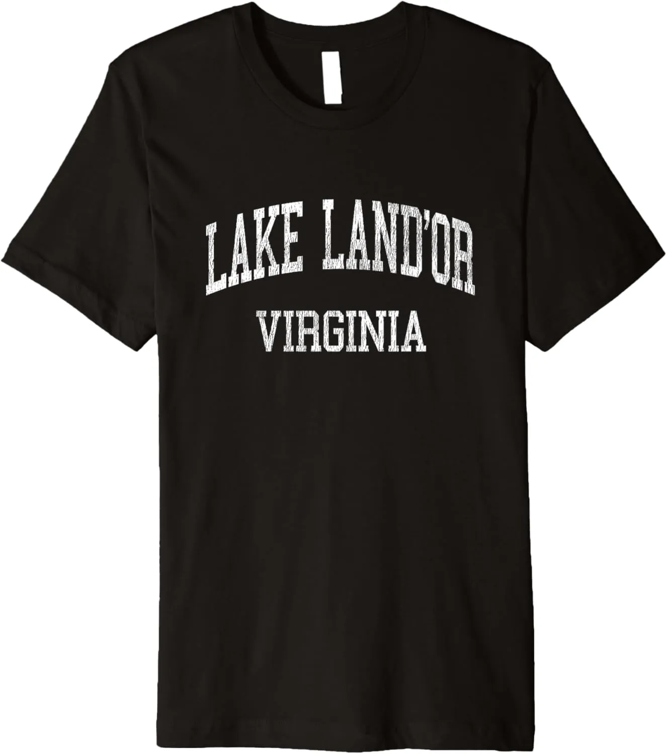 Lake Land'Or Virginia VA Vintage Athletic Sports Design Premium T-Shirt