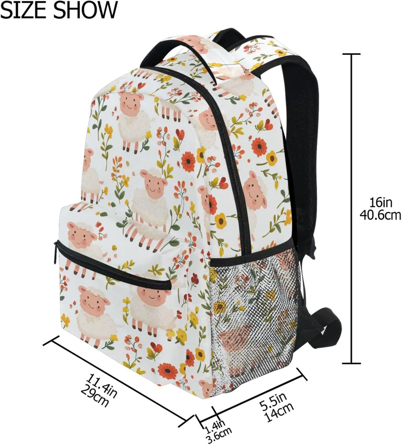 Laptop Backpack for Unisex Adult Fashion Personal Backpack with Chest Strap for Travel Trip Cartoon Sweet Loader