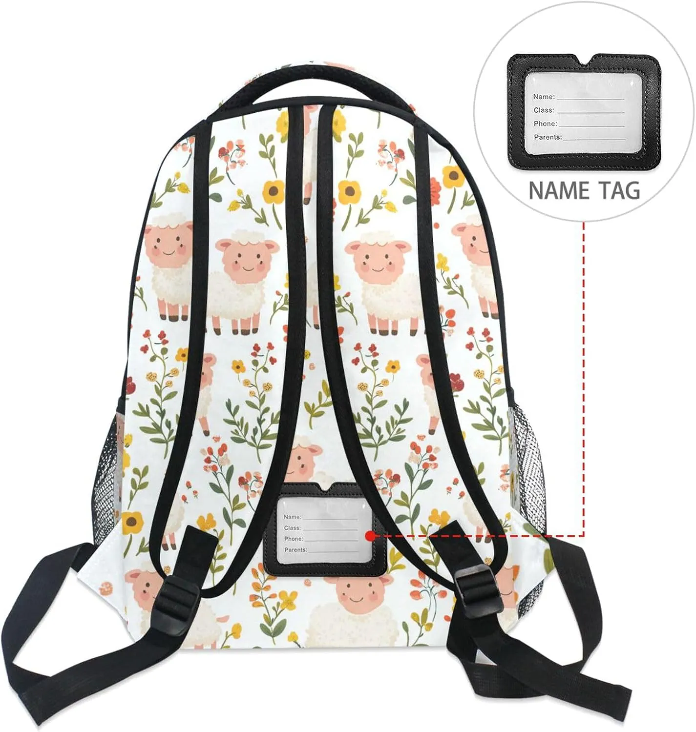 Laptop Backpack for Unisex Adult Fashion Personal Backpack with Chest Strap for Travel Trip Cartoon Sweet Loader