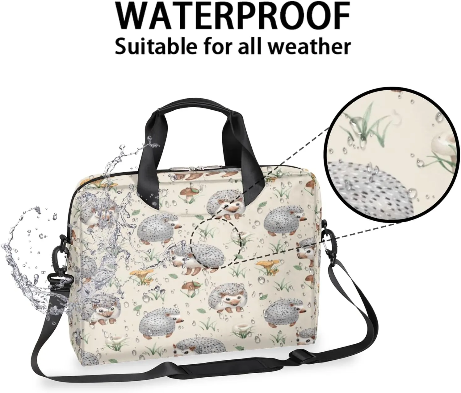 Laptop Bag 15.6 Inch Laptop Sleeve Case for Men Women Briefcase Messenger Bag 16 Inch Computer Shoulder Bag