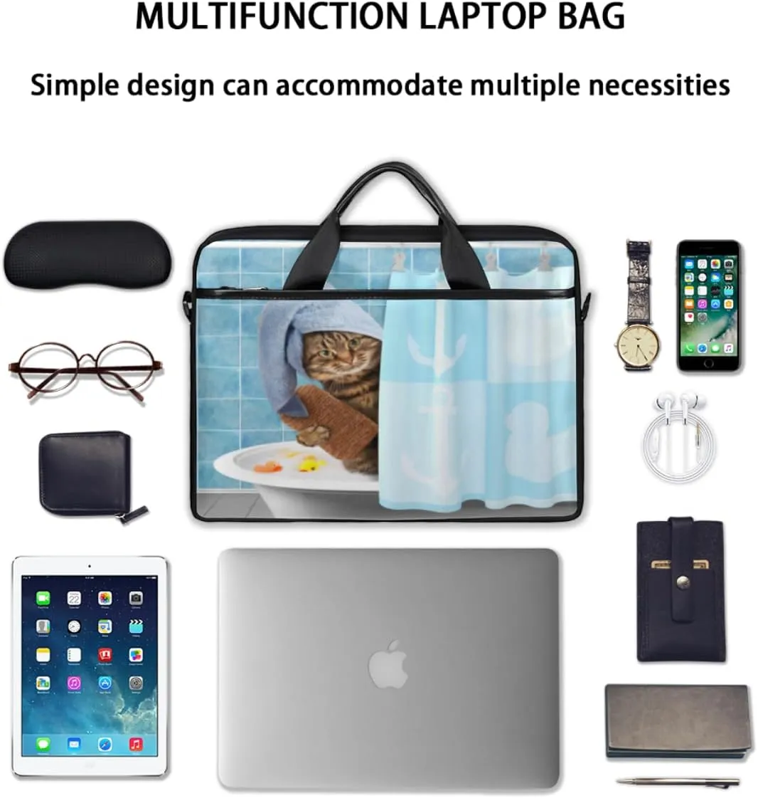 Laptop Bag Case Shoulder Messenger Carrying Bag 13 14 15 Inch Waterproof Computer Sleeve Cover