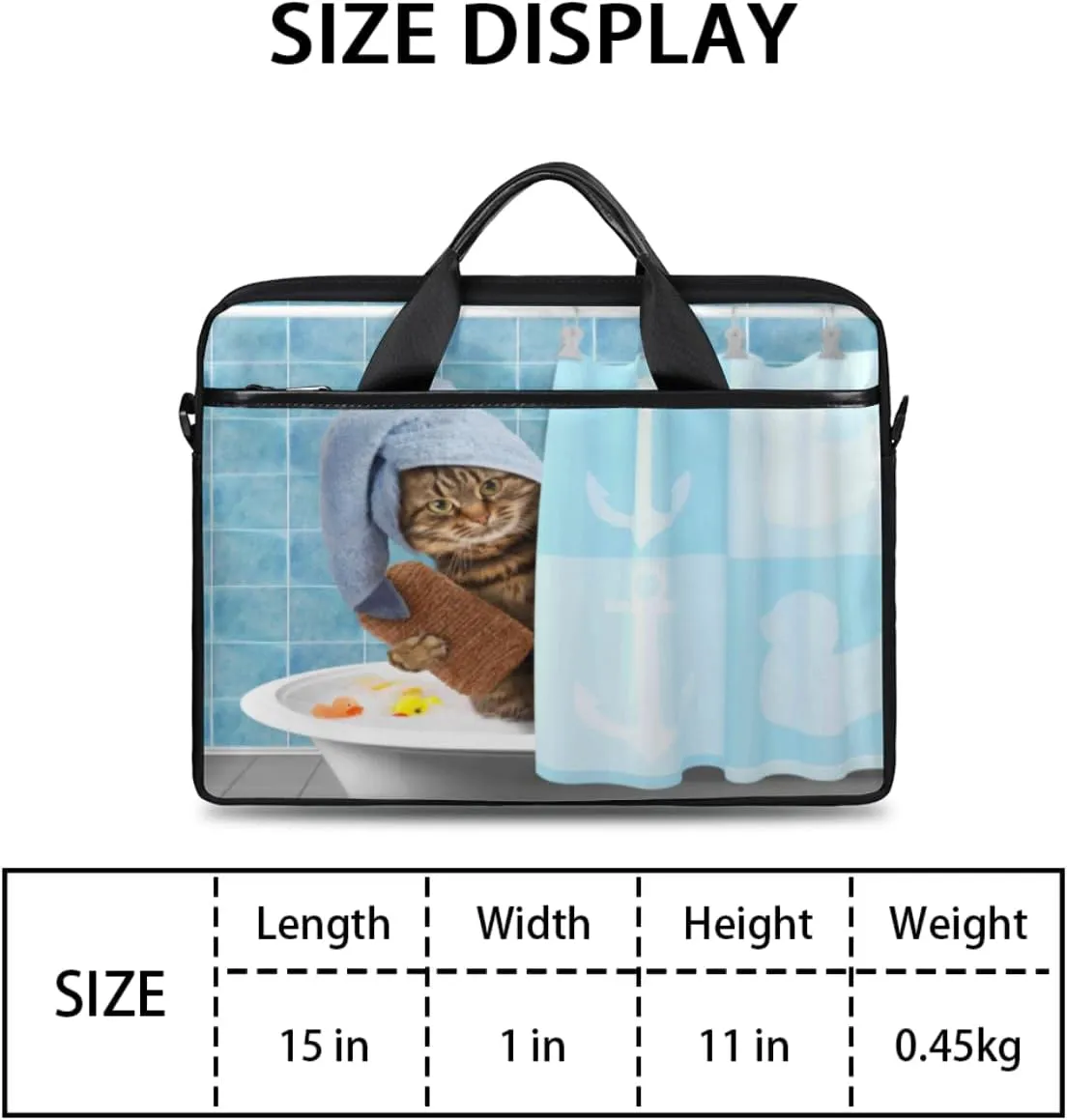 Laptop Bag Case Shoulder Messenger Carrying Bag 13 14 15 Inch Waterproof Computer Sleeve Cover