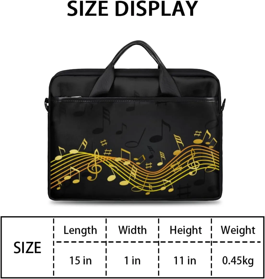 Laptop Bag Case Shoulder Messenger Carrying Bag 13 14 15 Inch Waterproof Computer Sleeve Cover