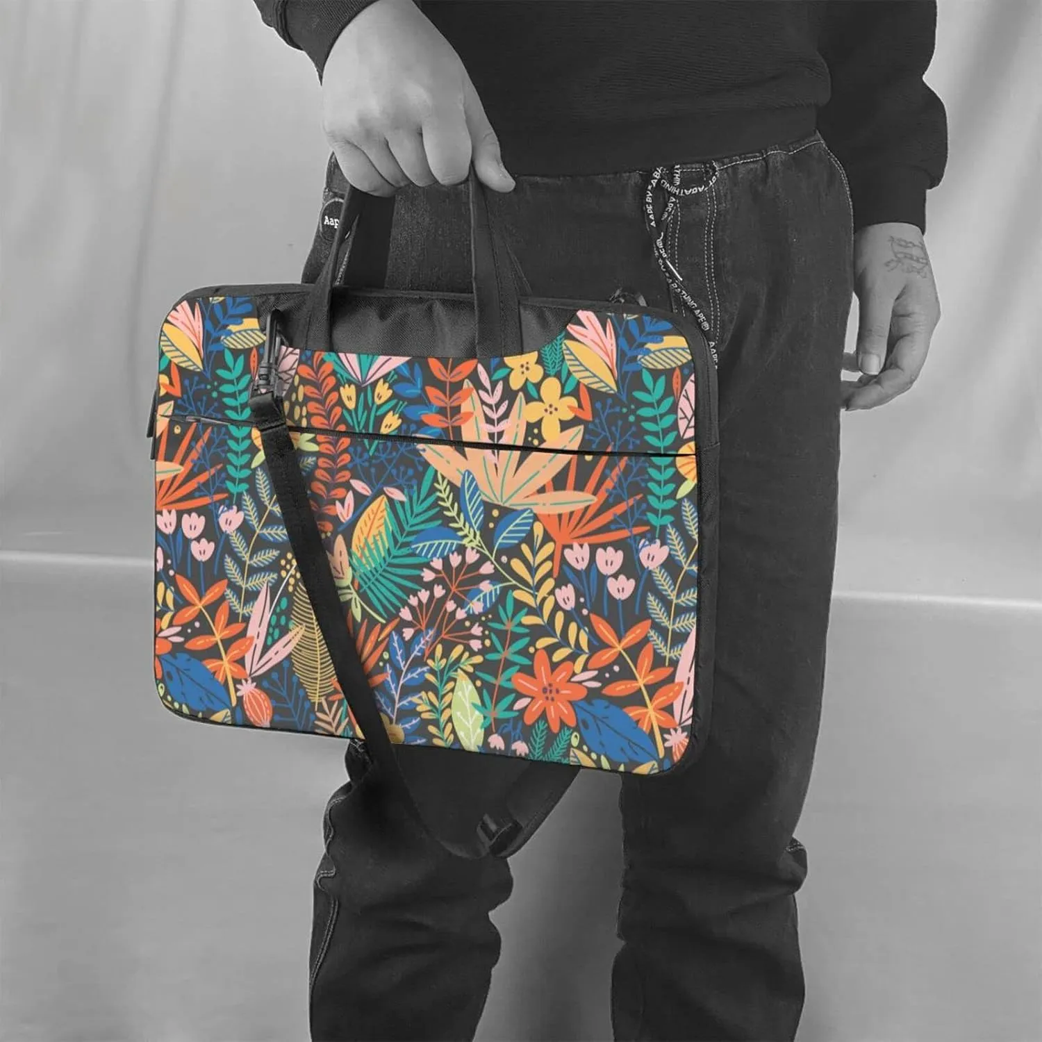 Laptop Bag For Women Men Laptop Case Briefcase for 13/14/15.6 Inch Laptop or Tablet Shoulder Messenger Computer Bag Sleeve