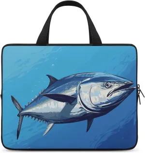Laptop Carrying Case 17inch Colorful Tuna Laptop Bag for Men Women Computer Bag Messenger Bag for Work