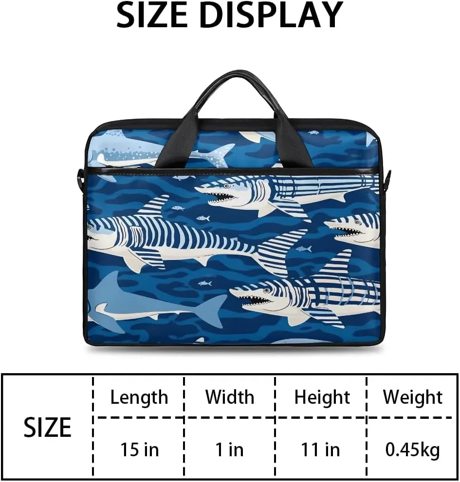 Laptop Shoulder Bag Computer Bag 13-15 Inches Laptop Carrying Case with Shoulder Strap for Women Men