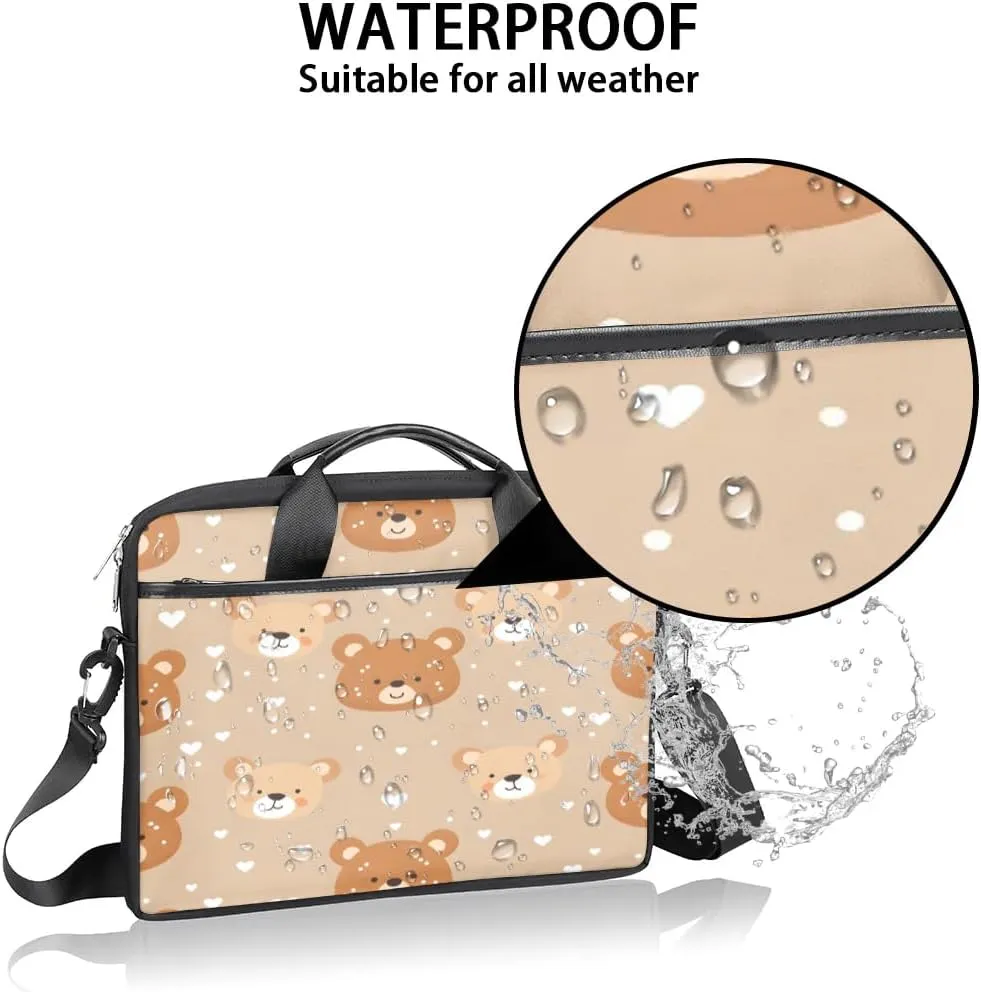 Laptop Shoulder Bag Computer Bag 13-15 Inches Laptop Carrying Case with Shoulder Strap for Women Men