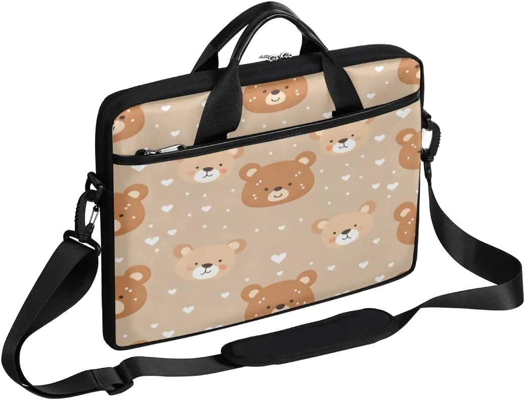 Laptop Shoulder Bag Computer Bag 13-15 Inches Laptop Carrying Case with Shoulder Strap for Women Men