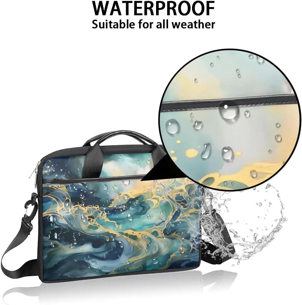 Laptop Shoulder Bag Computer Bag 13-15 Inches Laptop Carrying Case with Shoulder Strap for Women Men