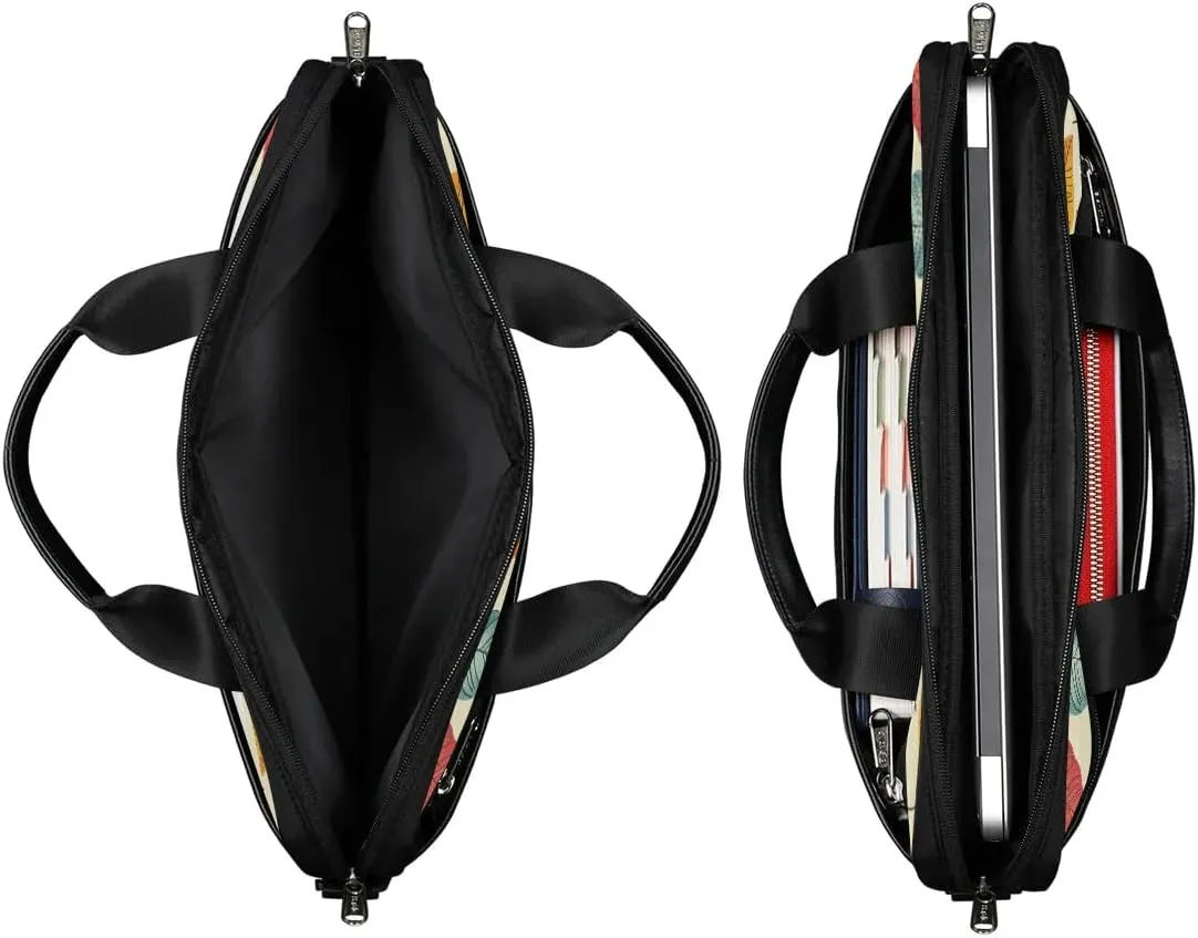 Laptop Shoulder Bag Computer Bag 13-15 Inches Laptop Carrying Case with Shoulder Strap for Women Men