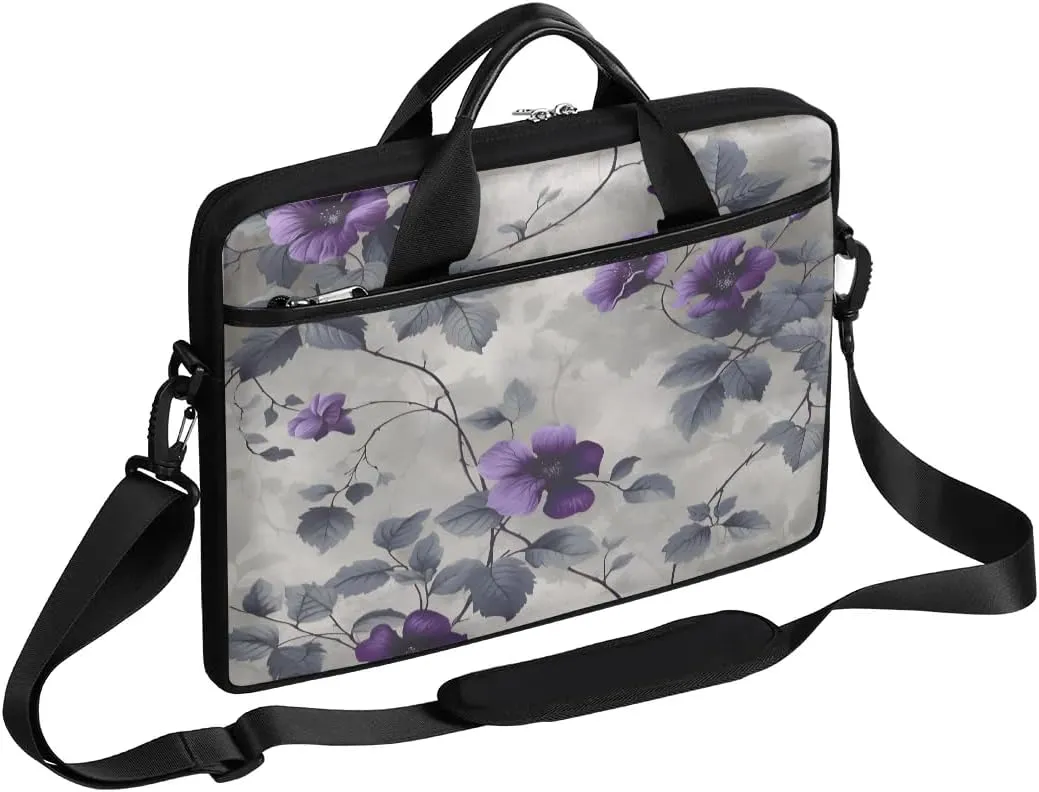 Laptop Shoulder Bag Computer Bag 13-15 Inches Laptop Carrying Case with Shoulder Strap for Women Men