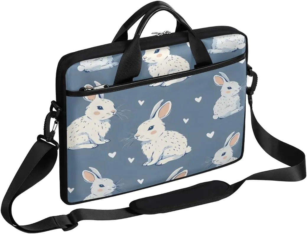 Laptop Shoulder Bag Computer Bag 13-15 Inches Laptop Carrying Case with Shoulder Strap for Women Men