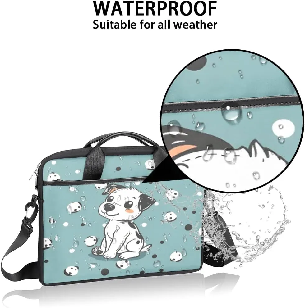 Laptop Shoulder Bag Computer Bag 13-15 Inches Laptop Carrying Case with Shoulder Strap for Women Men