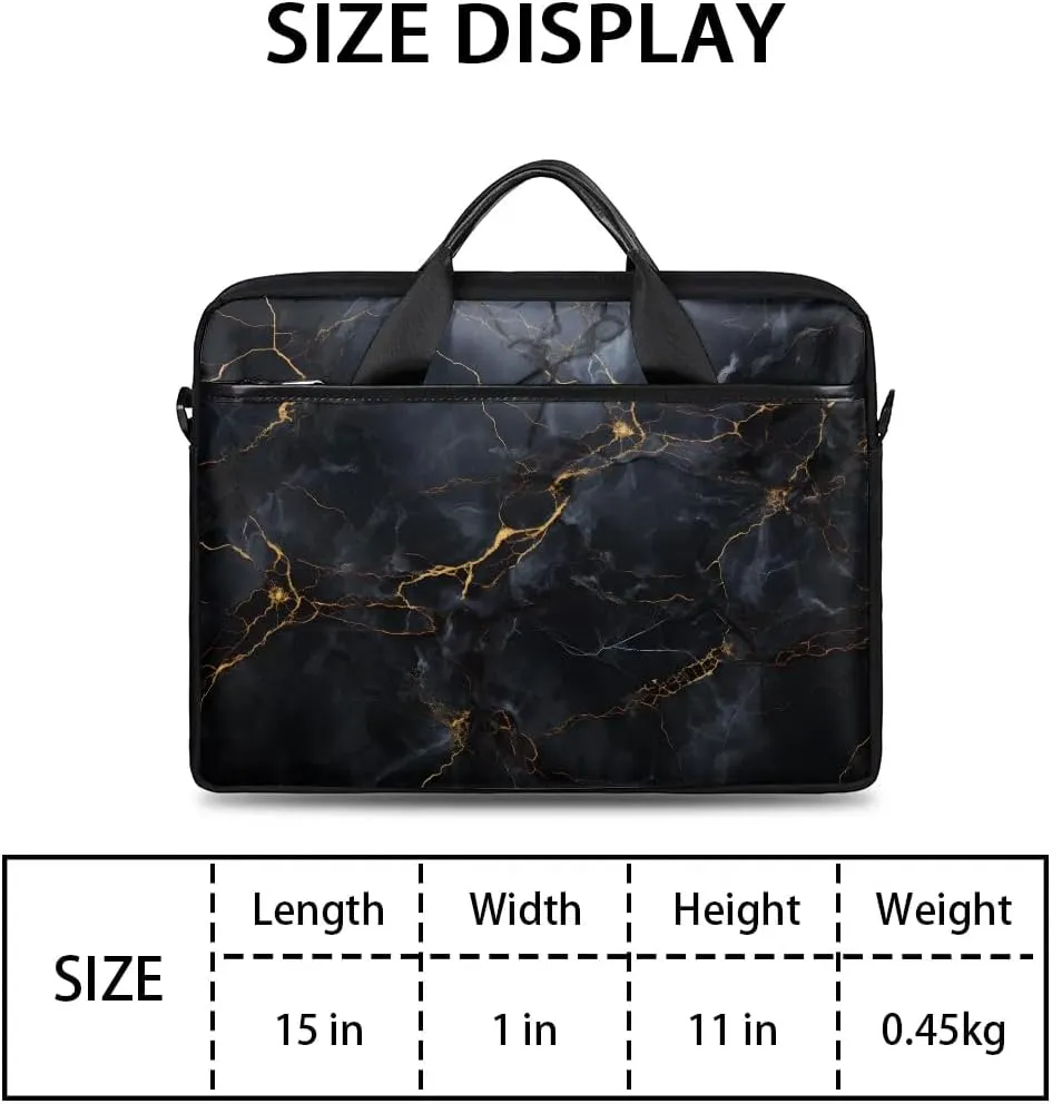 Laptop Shoulder Bag Computer Bag 13-15 Inches Laptop Carrying Case with Shoulder Strap for Women Men