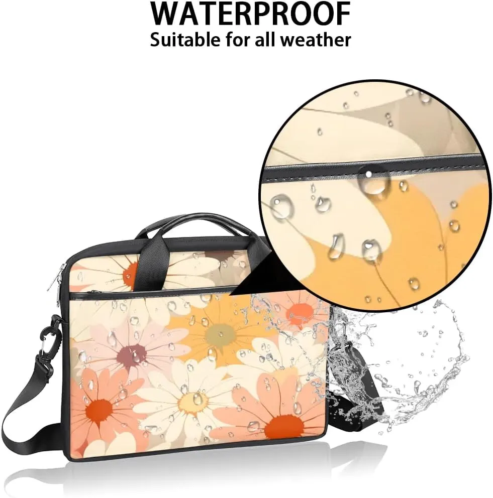 Laptop Shoulder Bag Computer Bag 13-15 Inches Laptop Carrying Case with Shoulder Strap for Women Men