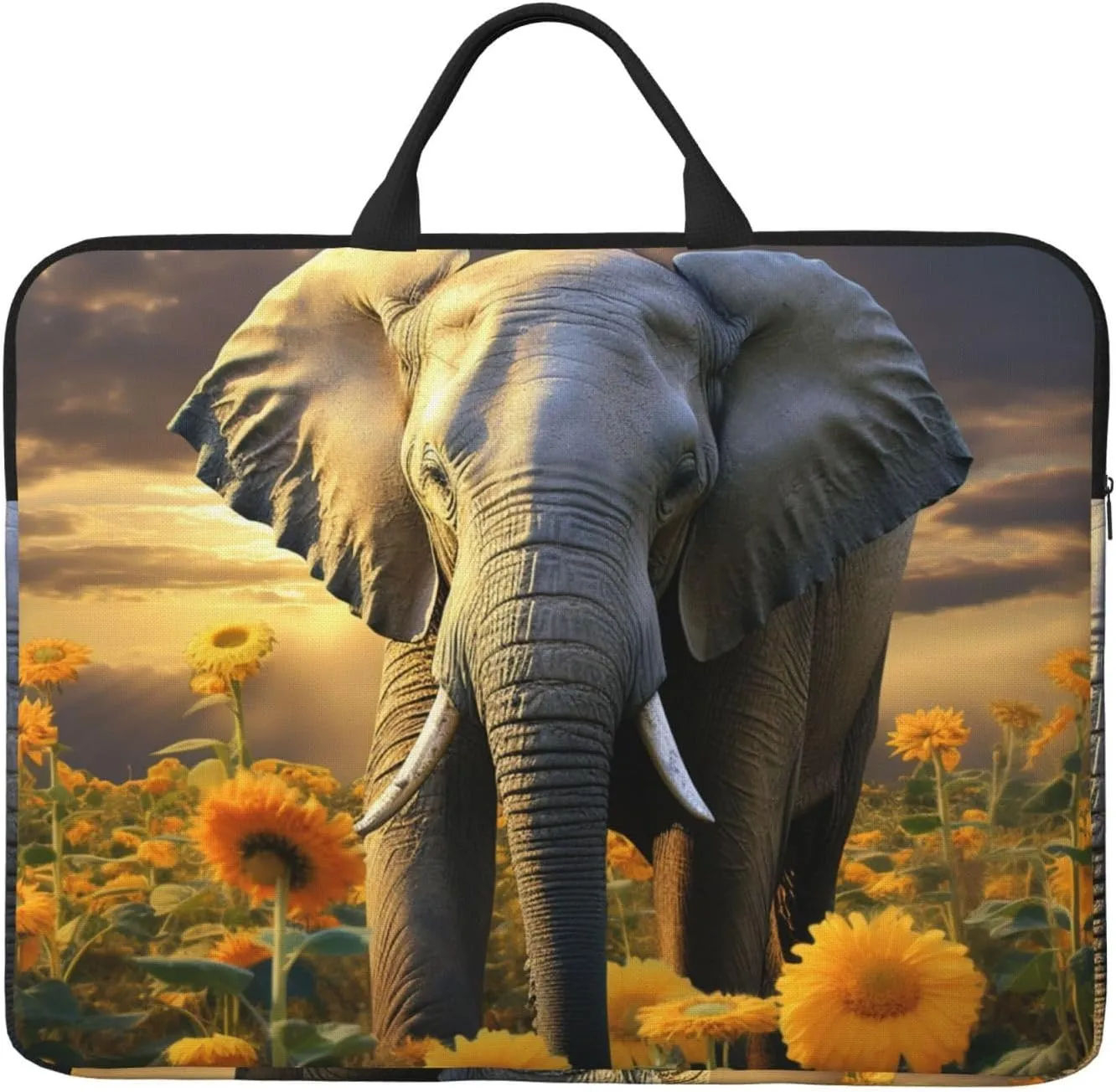 Laptop Shoulder Bag Messenger Bag Evil skull Laptop Bag Computer Bag for Men Women
