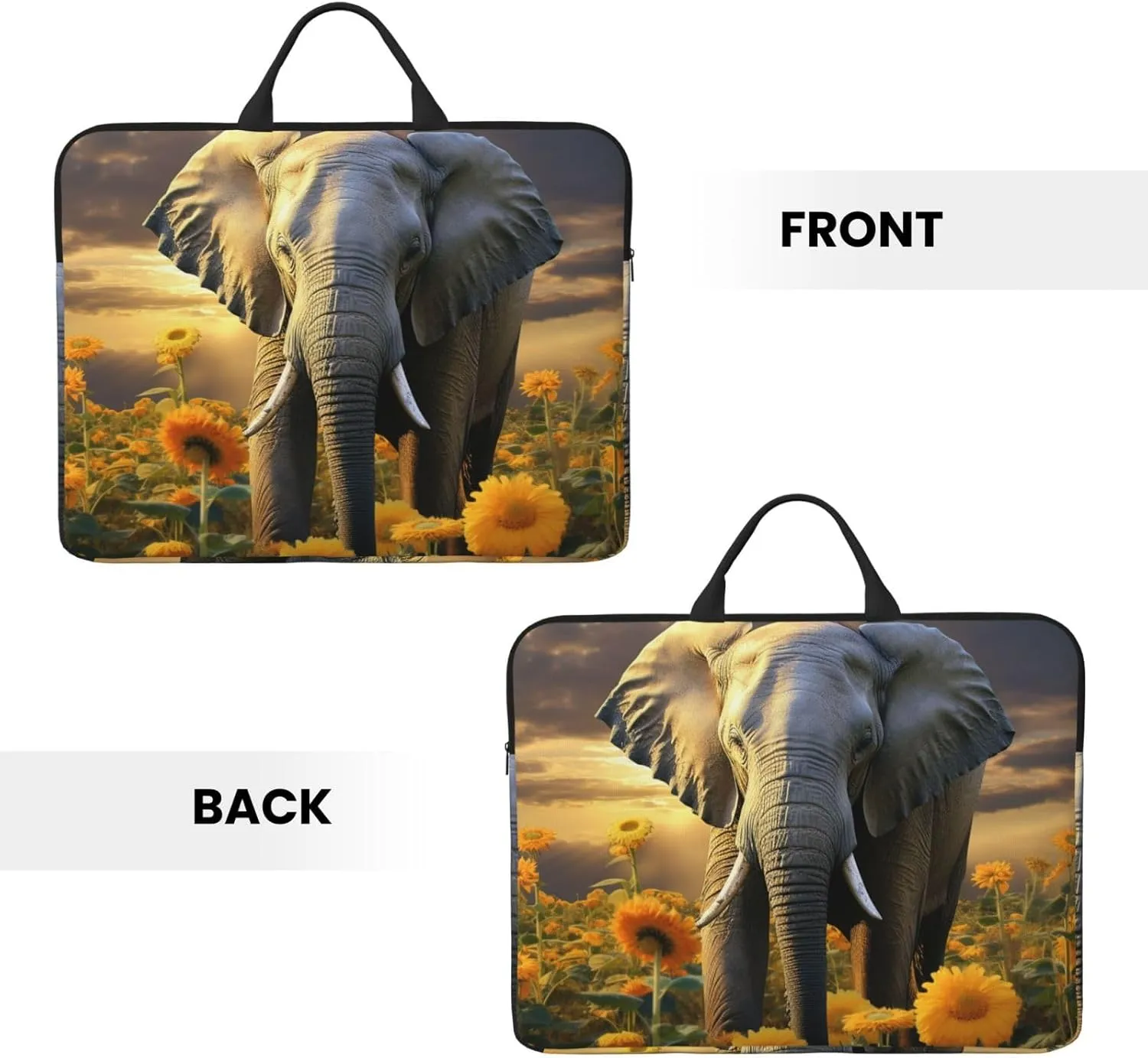 Laptop Shoulder Bag Messenger Bag Evil skull Laptop Bag Computer Bag for Men Women