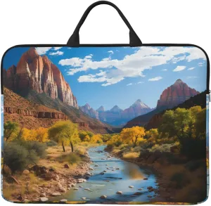 Laptop Shoulder Bag Messenger Bag flamingo bird Laptop Bag Computer Bag for Men Women