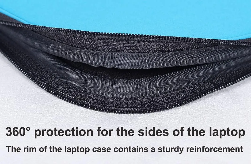 Laptop Sleeve 11.6-Inch Case Foldable Slim Chromebook Cover Protective Bag - Blue
