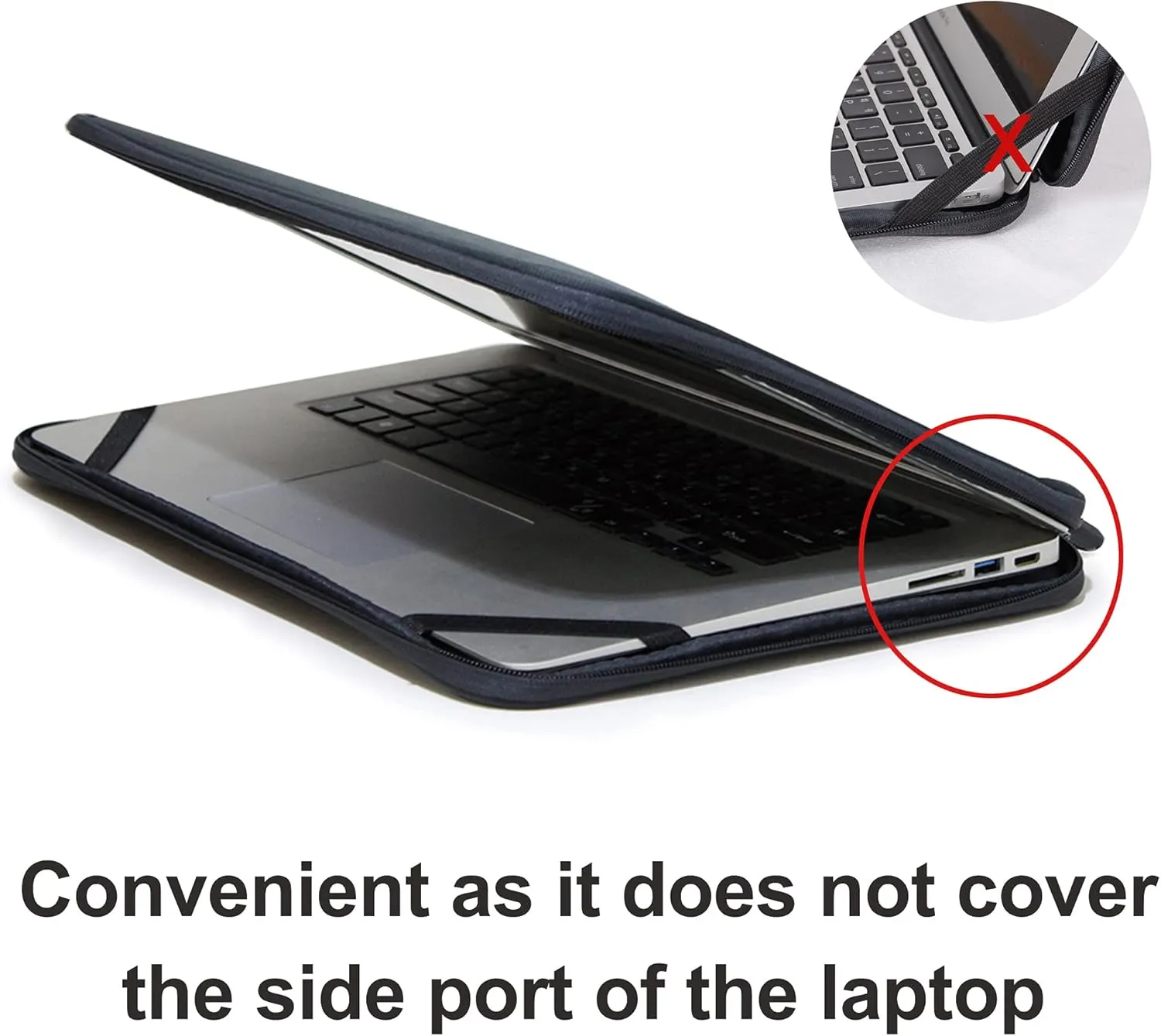 Laptop Sleeve 11.6-Inch Case Foldable Slim Chromebook Cover Protective Bag - Blue