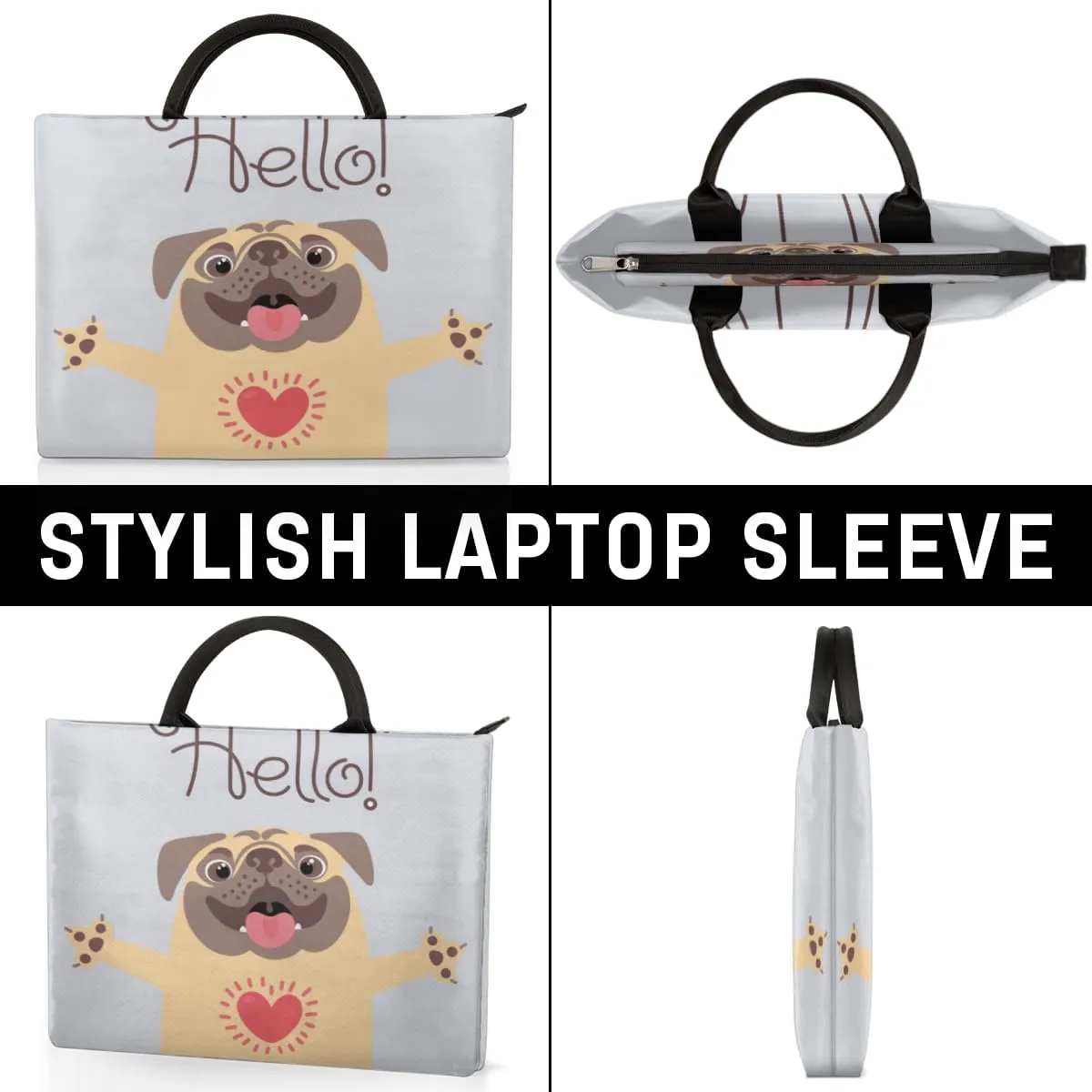Laptop Sleeve Case for Women Men Laptop Bag Durable Travel Computer Carrying Bag with Handle Accessories Bags