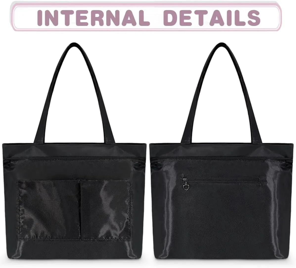 Large Beach Bag,Waterproof Sandproof Tote Bag with Pocket
