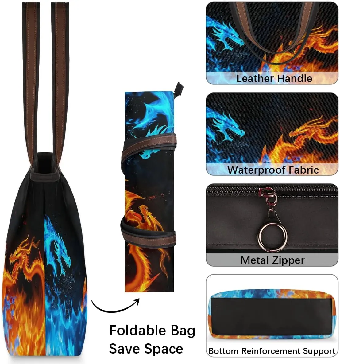 Large Beach Bag,Waterproof Sandproof Tote Bag with Pocket