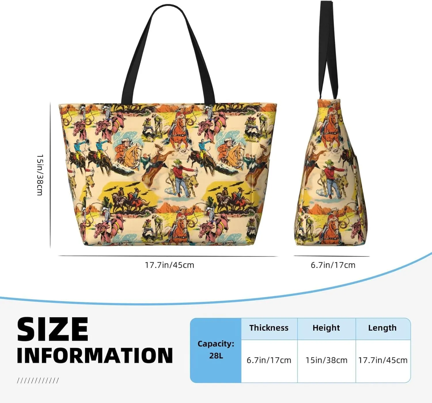 Large Beach Tote Bag Women Waterproof Sandproof Zipper Beach Bag with Side Pocket for Pool Gym