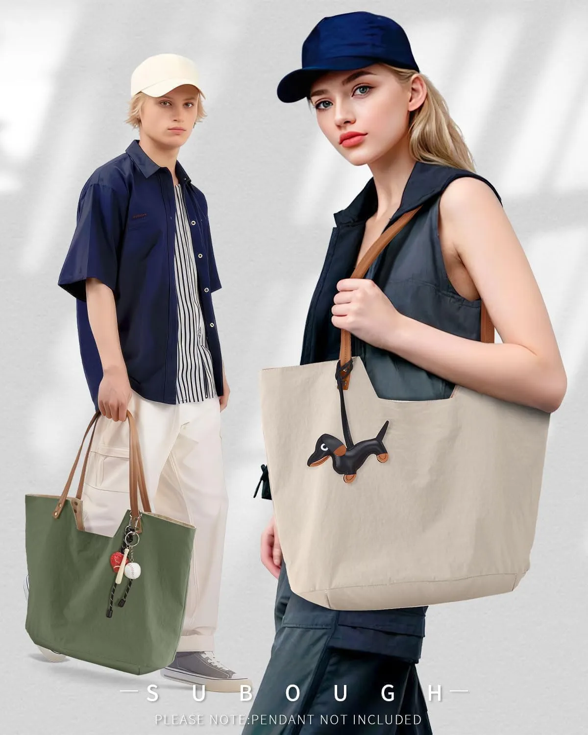Large Tote Bag for Women, Medium Cute Tote Bags for School, Shoulder Bag Beach Bags for Women With Inner Pocket