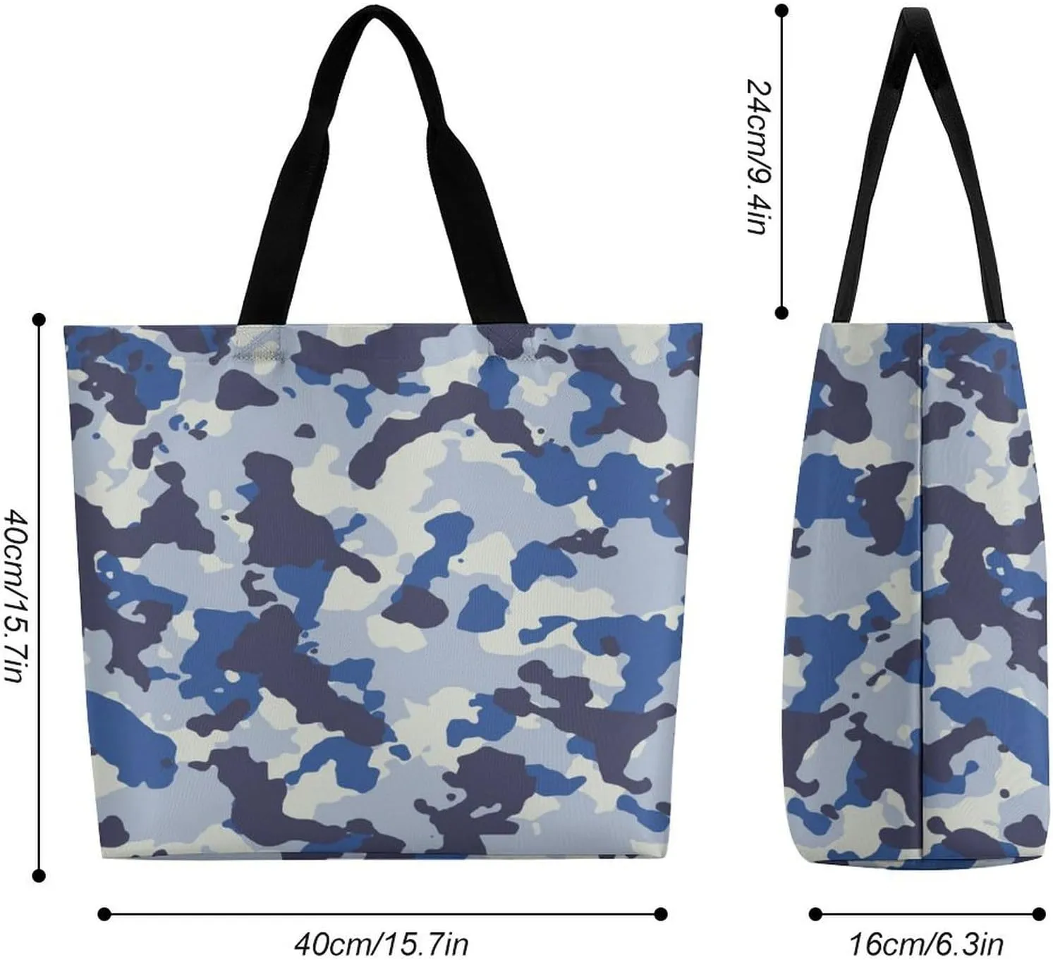 Large Tote Top Handle Bag, Shopping Handbag Big Polyester Shoulder Hand Bags