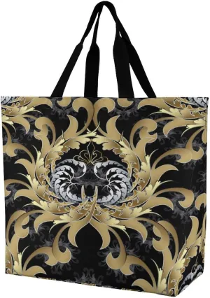 Large Tote Top Handle Bag, Shopping Handbag Big Polyester Shoulder Hand Bags